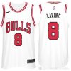 Camiseta Lavine #8 Chicago Bulls Autentico 2017-18 Blanco